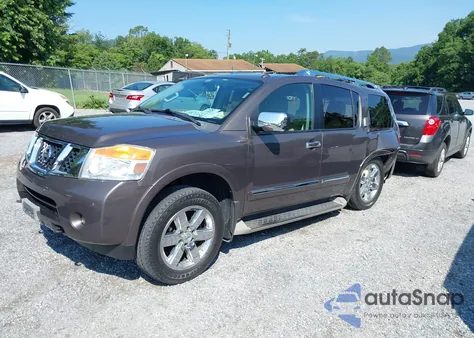 2013 Nissan Armada Platinum z USA, uszkodzony, nr VIN 5N1AA0NE2DN600481